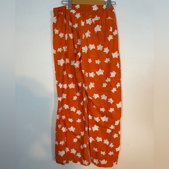 Old Navy Intimates Ghost Print Pajama Pants Orange Women’s Size M - Picture 5 of 7